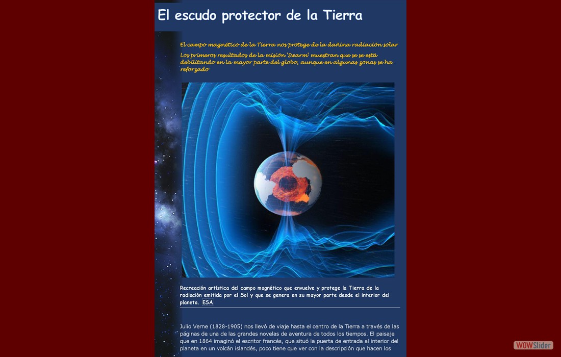 El escudo protector de la Tierra