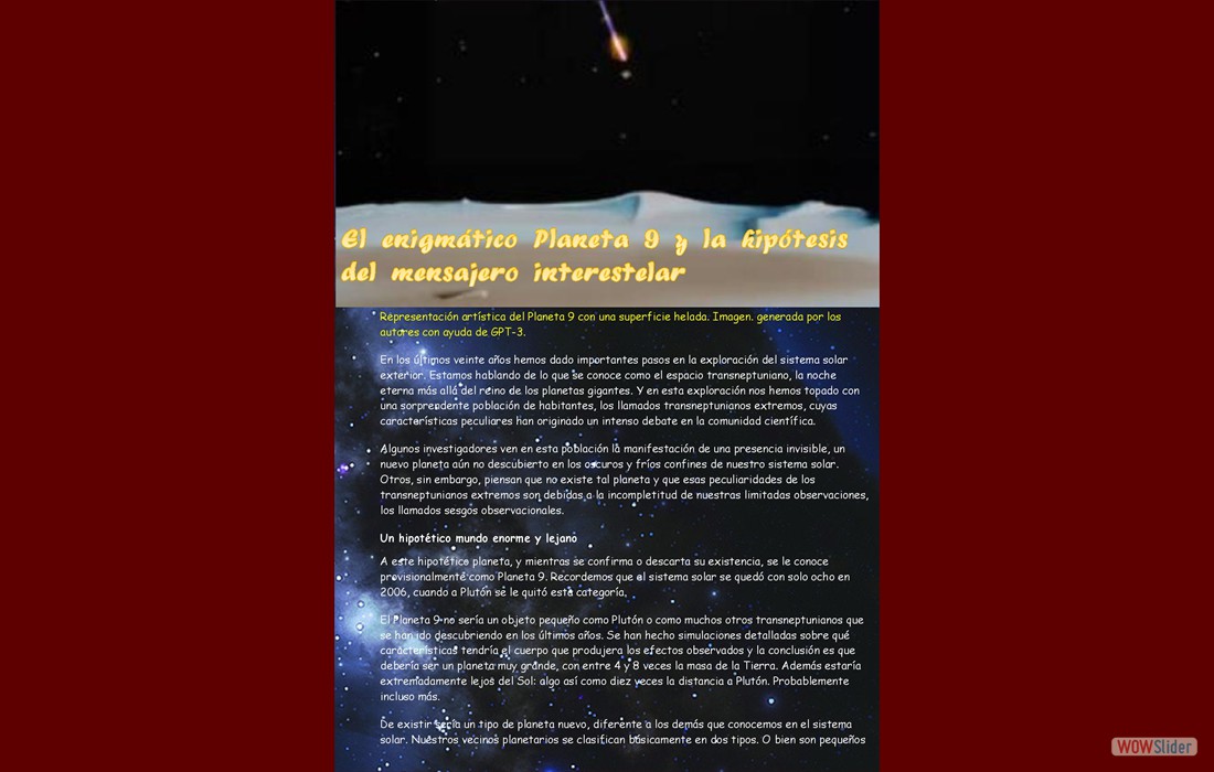 El Planeta 9 
