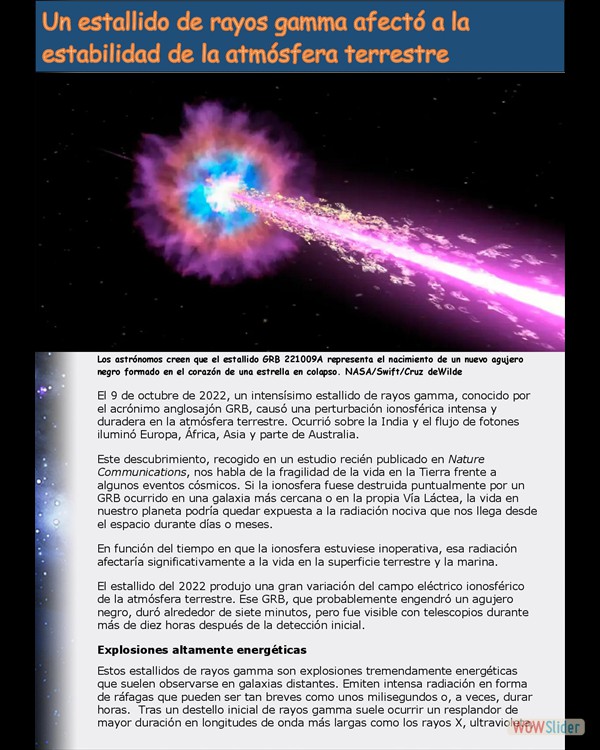 estallido de rayos gamma