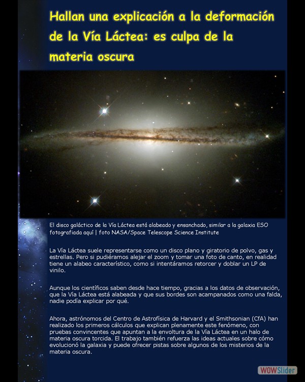 la deformación de la Vía