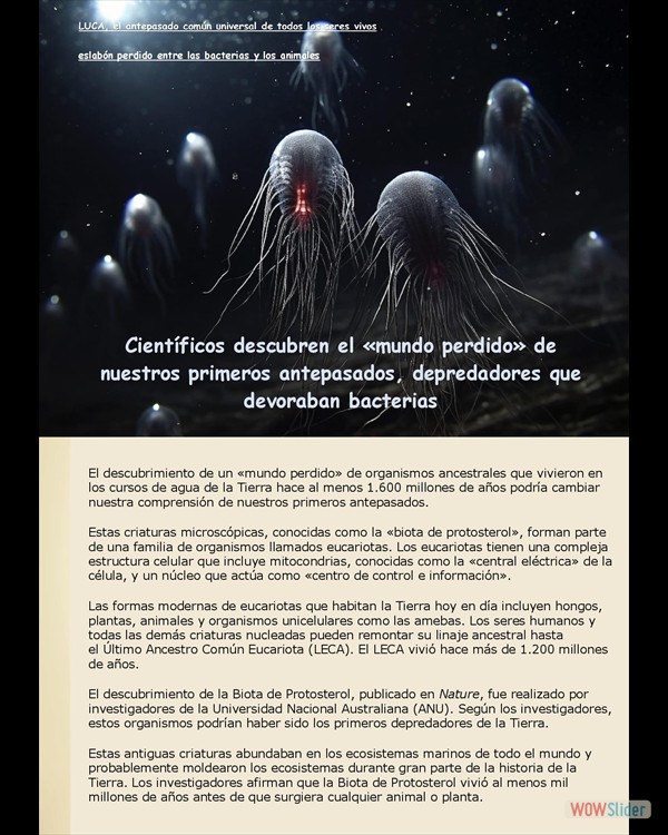 la primera vida en la tierra