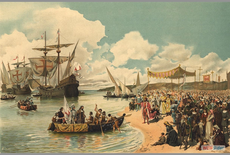 la partida de Vasco de Gama a la India