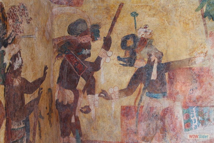 Mural del Clasico Tardio en Bonampak