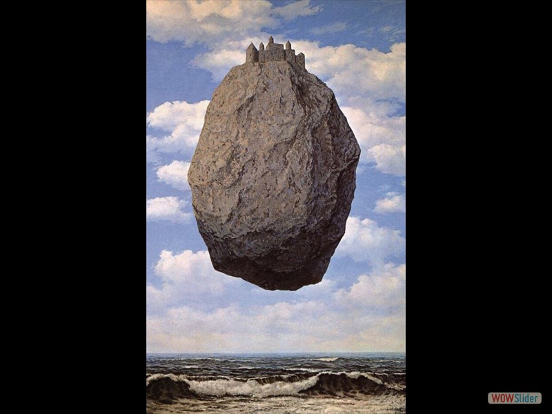 Magrite - the-castle-of-the-pyrenees