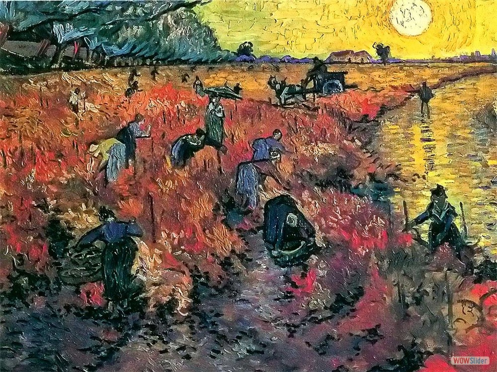 Van Gogh - el viñedo rojo