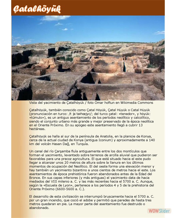 Çatalhöyük Turquia