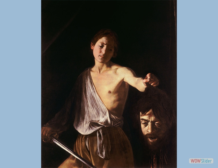 david con la cabeza de goliat