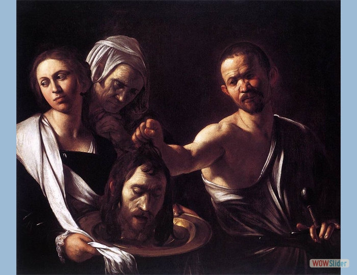 Salome con la cabeza del bautista