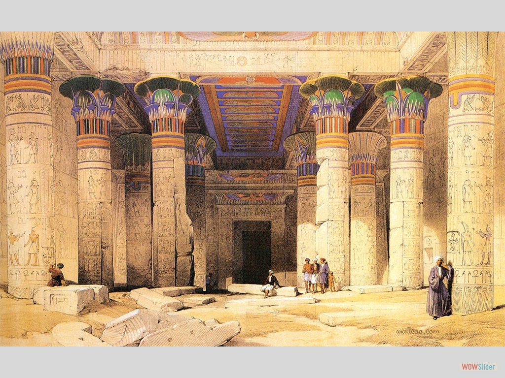 David roberts_grand_portico_of_the_temple