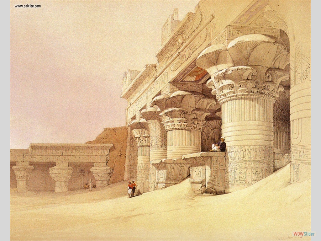 David_Roberts_The_Pronaos_Of_Temple_Of_Edfu_