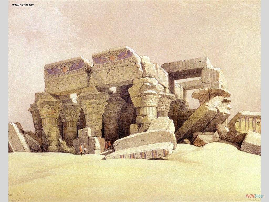 David_Roberts_The_Temple_Of_Kom_Ombo_