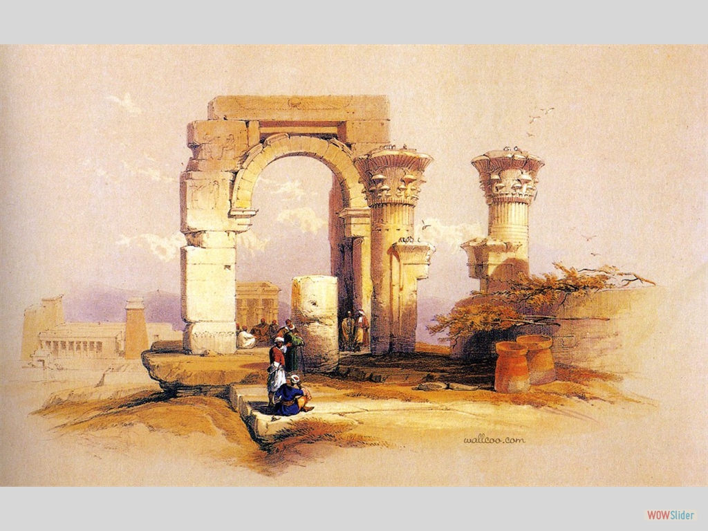 DavidRoberts-RuinsOnIsleOfBiga