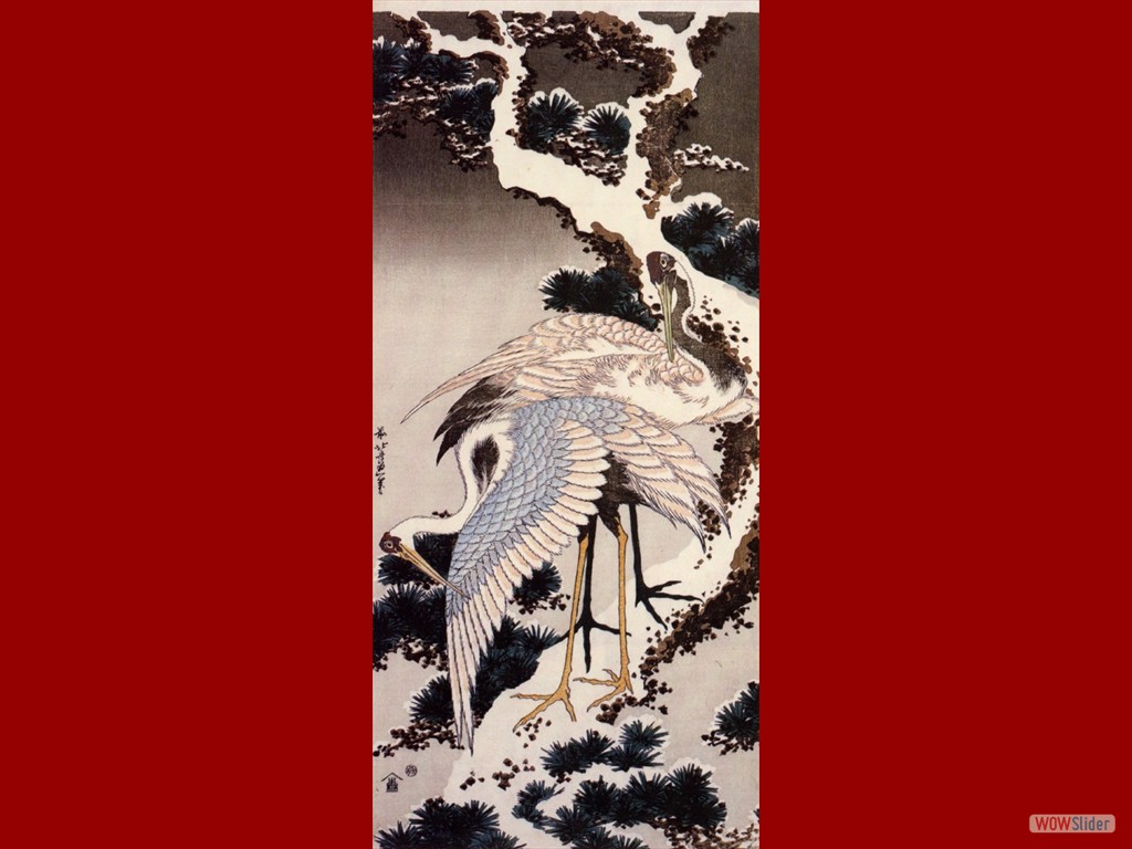 Hokusai_Crane