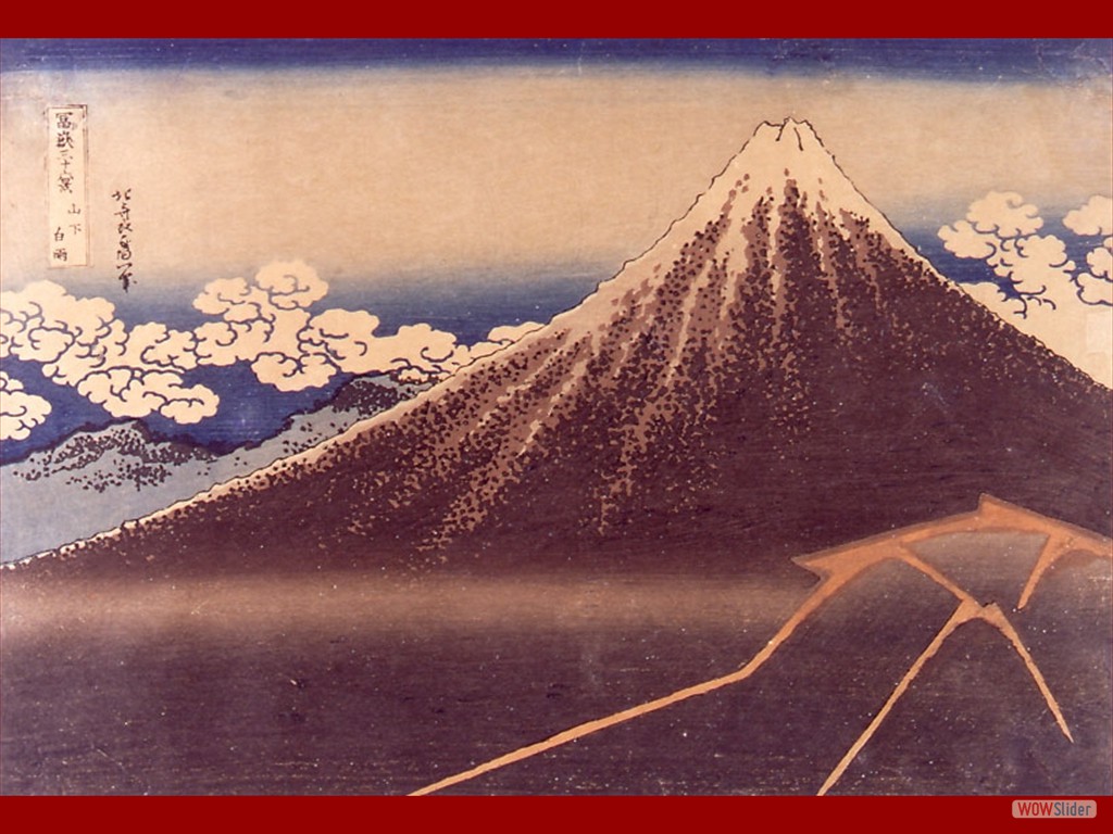 Hokusai_Tormenta bajo la monta+¦a