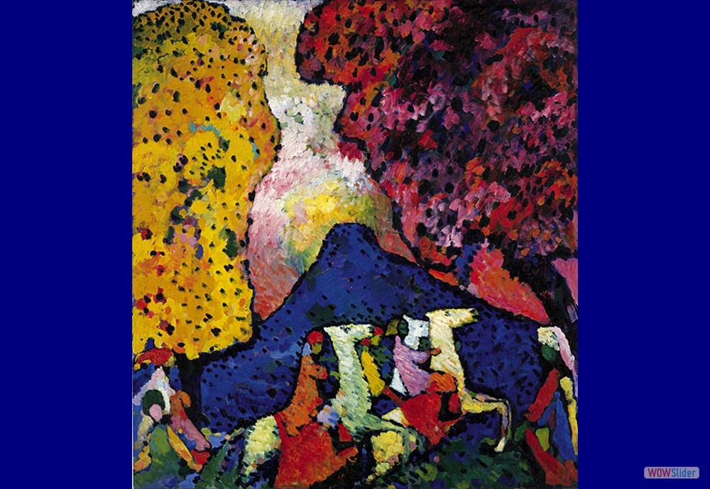 Kandinsky - blue mountain