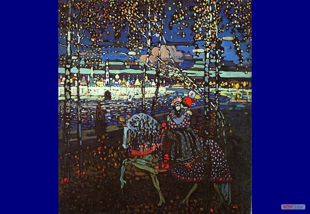 Pareja a caballo - Kandinsky