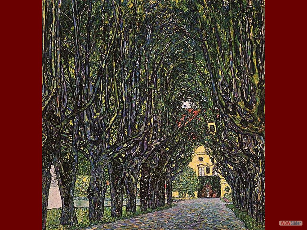 Avenue-of-Schloss-Kammer-Park - Klimt