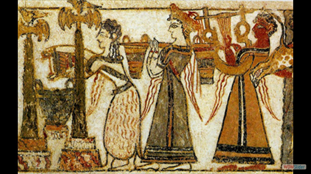 ofrendas a la diosa - cnosos