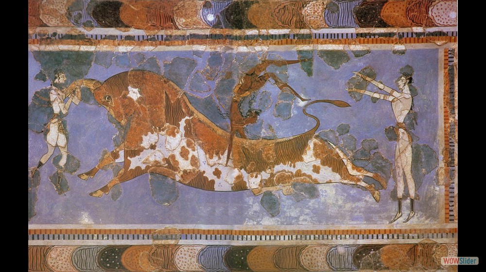 salto toro - palacio knossos