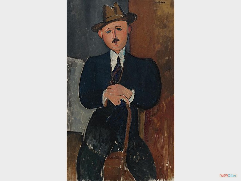 Modigliani - homme assis