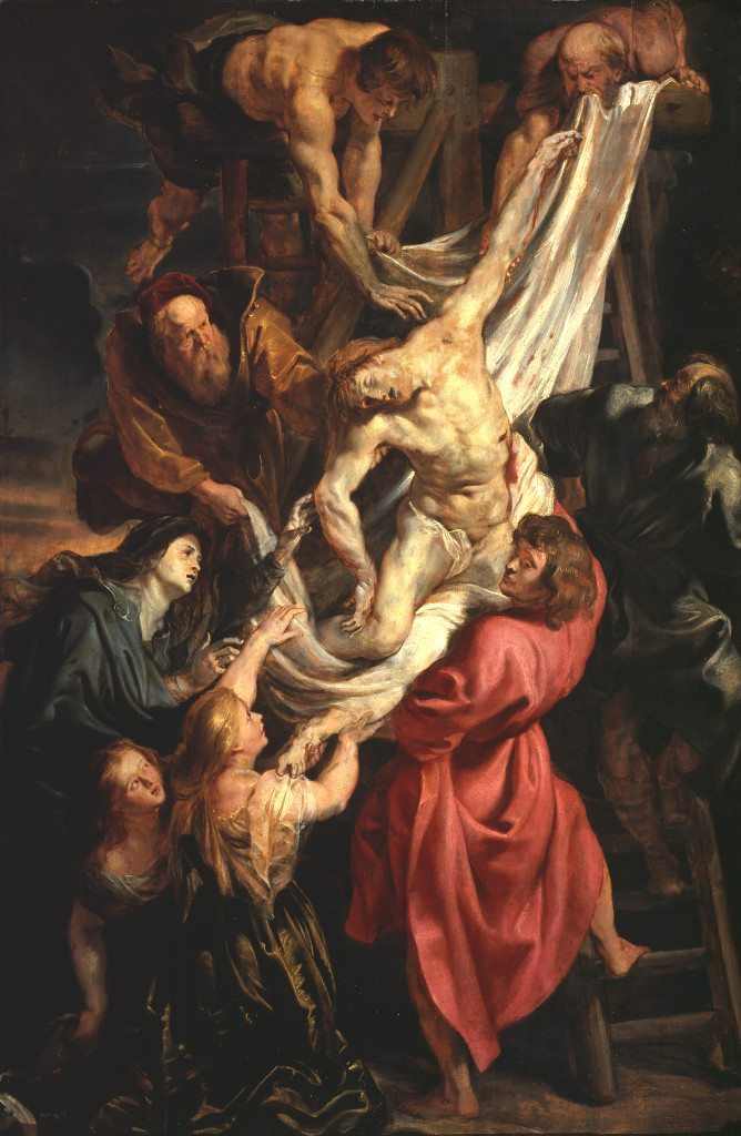 'Descent from the Cross', 1611, Peter Paul Rubens. Object id P.1947.LF.359