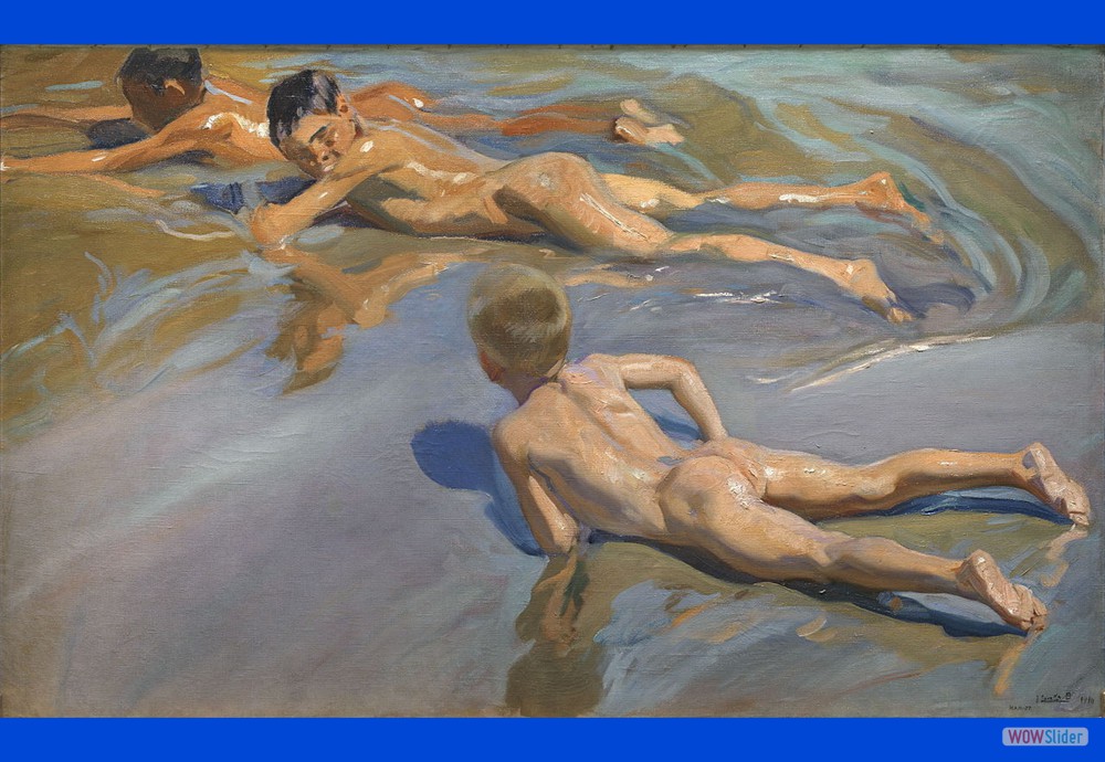 Joaquín Sorolla - Chicos en la playa